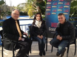 Helmut Roland with Andrey Zaytsev and Anna Kuzminskaya