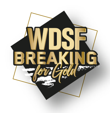Official WDSF Breaking for Gold logo