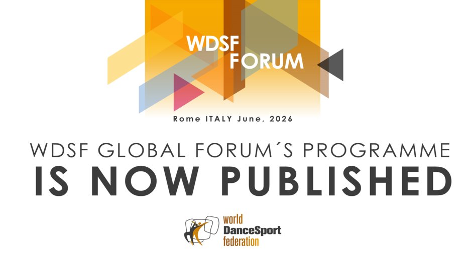 WDSF Publishes Official Programme for the 2026 Global Forum