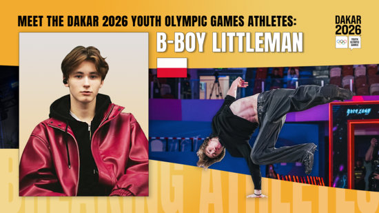 Meet The Dakar 2026 Youth Olympic Games Athletes: B-Boy Littleman on Making the Audience Feel, Self-Belief, and The Youth Olympic Stage