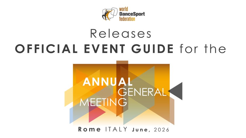 WDSF Releases Official Event Guide for the 2026 Annual General Meeting
