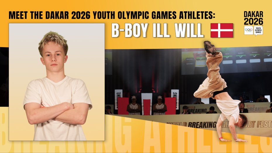 Meet the Dakar 2026 Youth Olympic Games Athletes: Denmark’s B-Boy Ill Will
