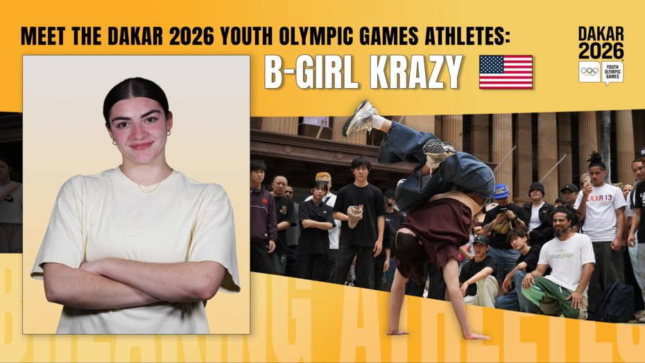 Meet the Dakar 2026 Youth Olympic Athletes: B-Girl Krazy on Representing the Birthplace of Breaking