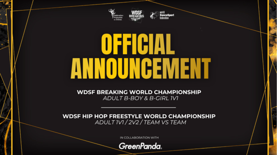 The Global DanceSport Community Returns to France: Paris Confirmed as Host City for 2026 World Championships for Breaking and Hip Hop Freestyle