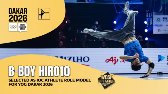 B-Boy Hiro10 Selected as IOC Athlete Role Model for Youth Olympic Games Dakar 2026: "Breaking Transcends Winning or Losing"
