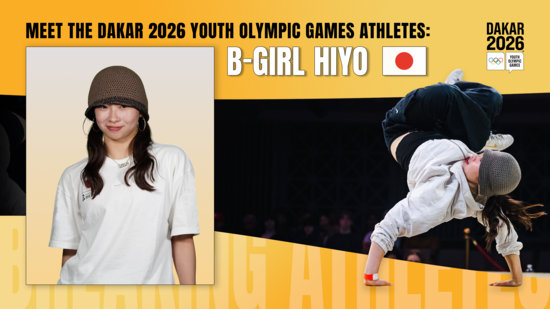 Meet the Dakar 2026 Youth Olympic Games Athletes: The Story of B-Girl Hiyo, the WDSF Breaking Youth World Champion