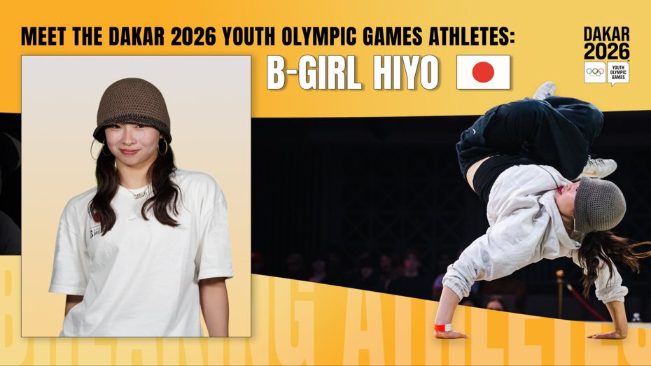 Meet the Dakar 2026 Youth Olympic Games Athletes: The Story of B-Girl Hiyo, the WDSF Breaking Youth World Champion