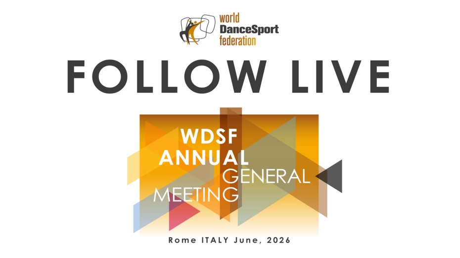 Watch the 2026 WDSF Annual General Meeting Live from Rome