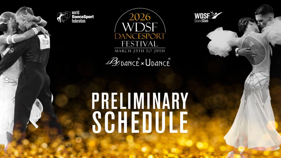 Plan Your Steps: Timetables Now Available for the 2026 WDSF DanceSport Festival by BDDANCE x UDANCE, in Blackpool