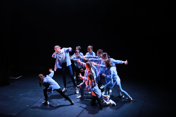 Team performing HipHop