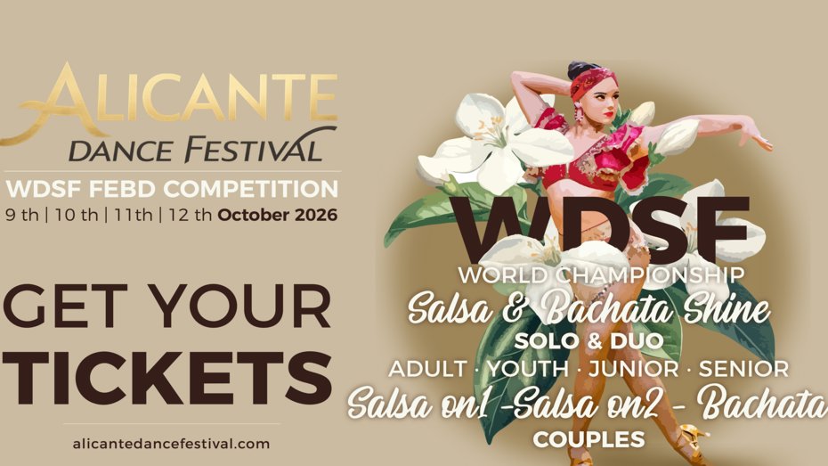 Secure Your Tickets for the 2026 WDSF World Championships Caribbean Dances in Alicante!