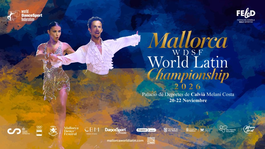 Mallorca Prepares to Make History as Calvià Hosts the 2026 WDSF World Championship Latin Adult