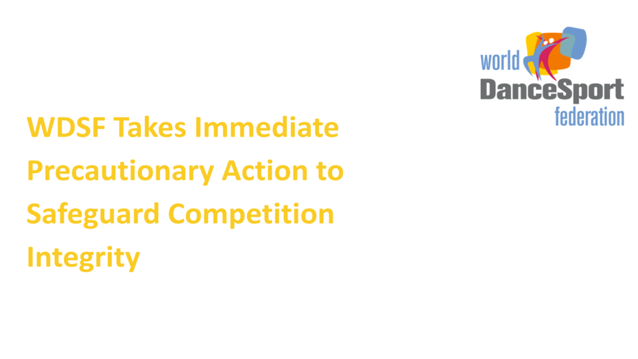 WDSF Takes Immediate Precautionary Action to Safeguard Competition Integrity